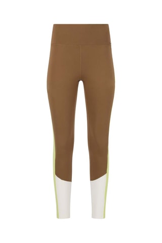 Leggings de desporto com cintura alta - Castanho