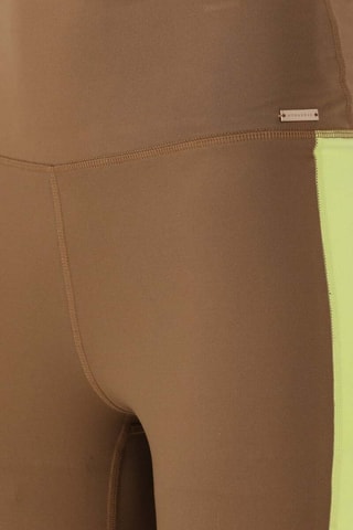 Leggings de desporto com cintura alta - Castanho