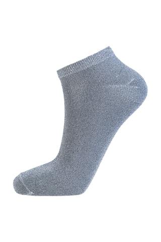 Meias curtas - Cinzento-escuro