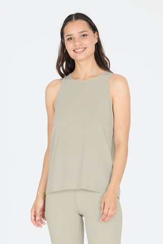 Camisola de alças - Cinzento-claro