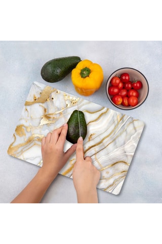 Planche à découper en verre trempé