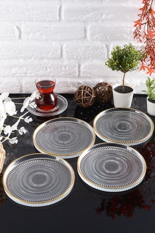 4 assiettes à dessert - 16 cm