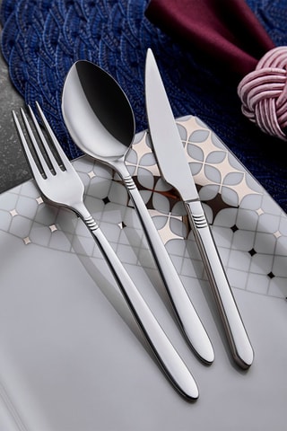 Ménagère en acier inoxydable - 24 pièces