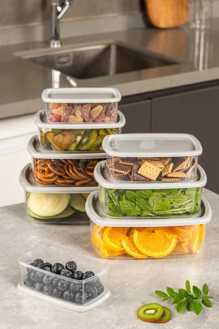 8 boîtes de conservation - 25 à 120 cl