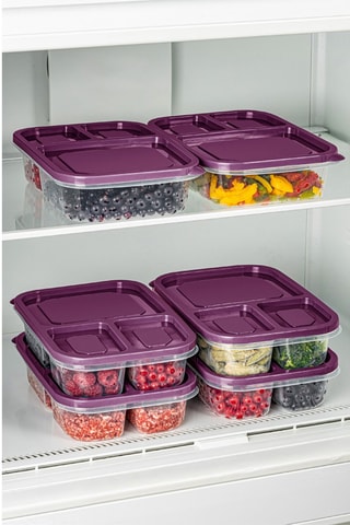 6 boîtes de conservation sans BPA