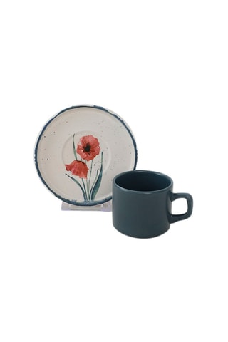 Service à thé en grès et céramique - 6 personnes