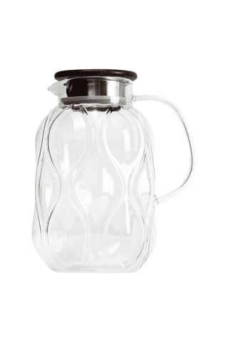 Carafe en verre et en bambou - 2 l
