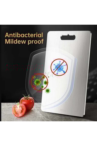 Planche à découper en acier inoxydable Pascelo - 20 x 30 cm