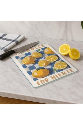 Planche à découper en verre trempé Il Dolce Far Niente - 30 x 40 cm