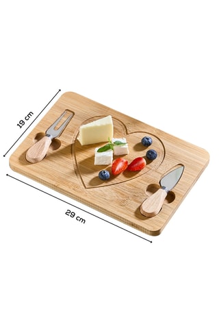 Planche apéro en bambou et couteau Acero-32123