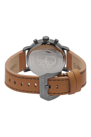 Montre en cuir - Marron et gris