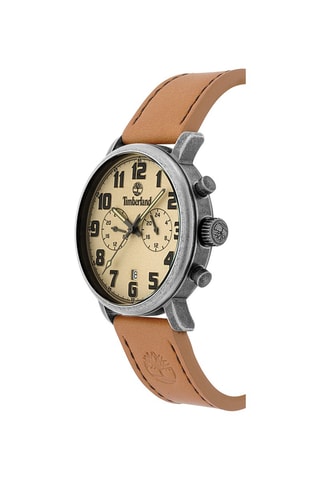 Montre en cuir - Marron et gris