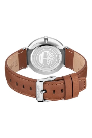 Montre en cuir - Marron et argenté