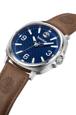 Montre en cuir - Marron et argenté