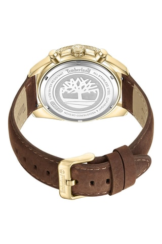 Montre en cuir - Chronographe - Marron et noir