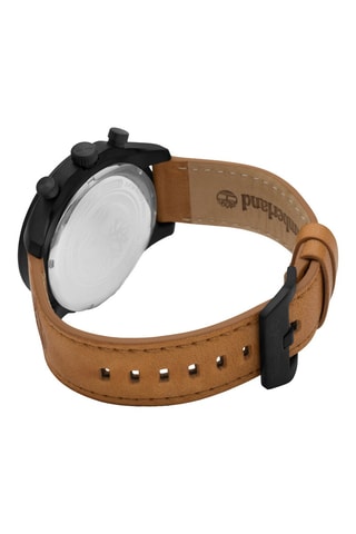 Montre en cuir - Chronographe - Marron et noir