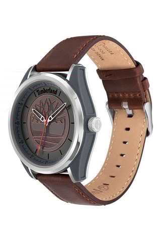Montre en cuir - Marron et gris