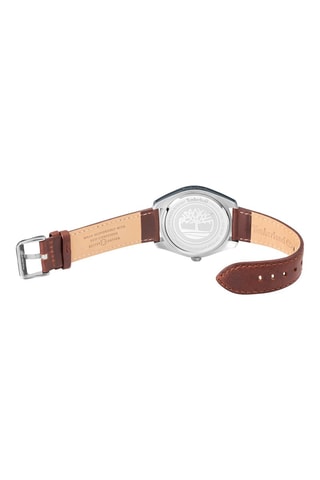 Montre en cuir - Marron et gris