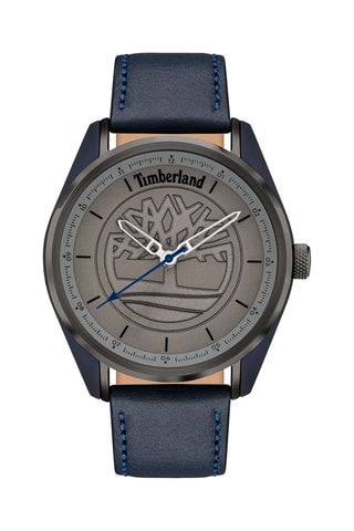 Montre en cuir - Bleu et noir