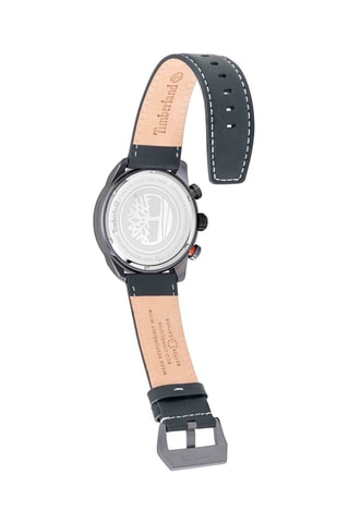 Montre à quartz en cuir Forestdale - Bleu marine et blanc