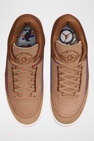 Air Jordan 2 Retro Low Two 18 en nubuck - Marron - Jordan