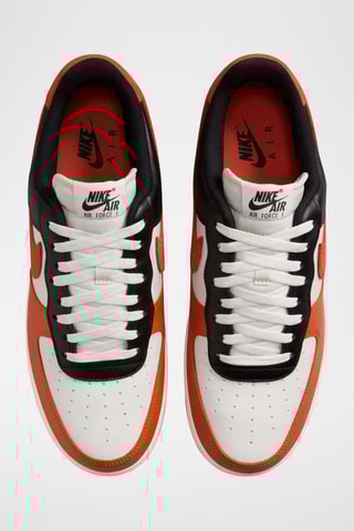 Nike Air Force 1 '07 LV8 en cuir - Noir et corail
