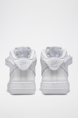 Nike Air Force 1 Mid EasyOn en cuir - Blanc