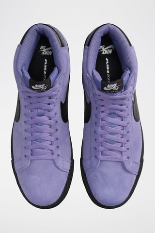 Nike SB Zoom Blazer Mid en cuir - Violet