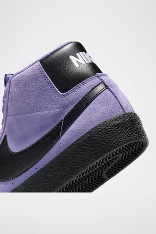 Nike SB Zoom Blazer Mid en cuir - Violet