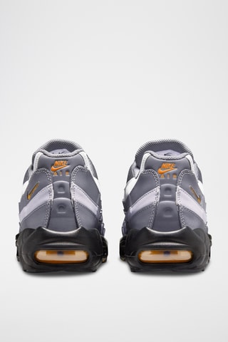 Nike Air Max 95 en cuir - Gris foncé et jaune