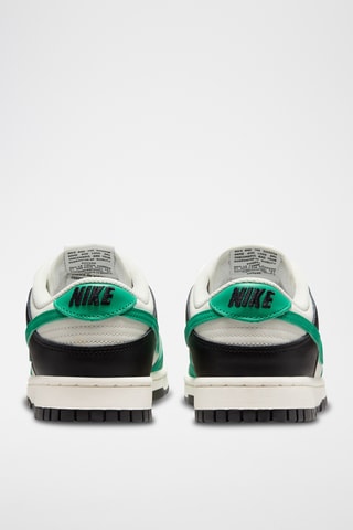 Nike Dunk Low en cuir - Vert clair et noir