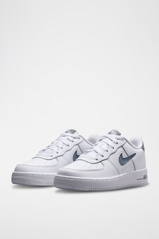 Nike Air Force 1 en cuir - Blanc