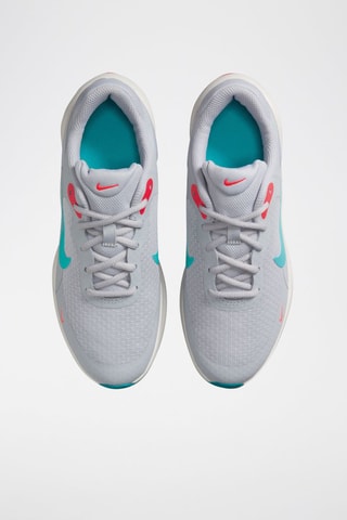 Nike Revolution 7 - Gris clair et turquoise