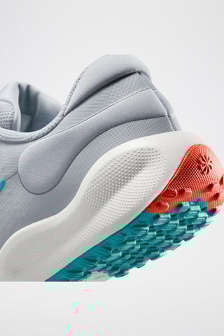 Nike Revolution 7 - Gris clair et turquoise