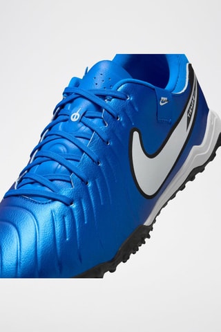 Nike Tiempo Legend 10 Academy TF en cuir - Bleu cobalt