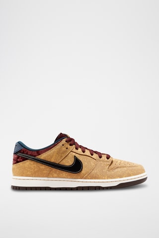 SB Dunk Low Pro en cuir - Doré - Nike