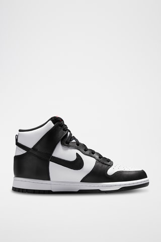 Dunk High Retro en cuir - Noir et blanc - Nike