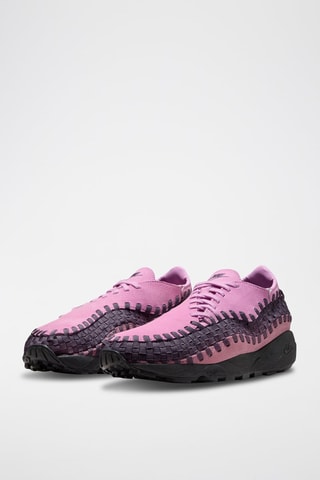 Footscape Woven en nubuck - Rose et noir - Nike
