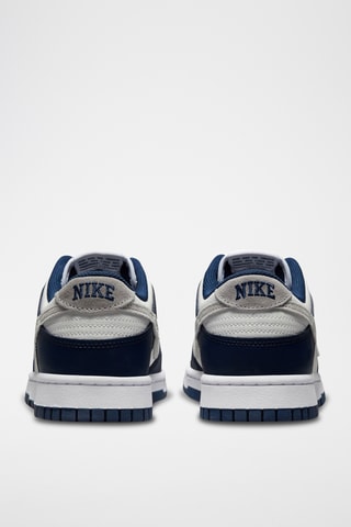 Nike Dunk Low en cuir - Bleu marine et gris clair - Nike