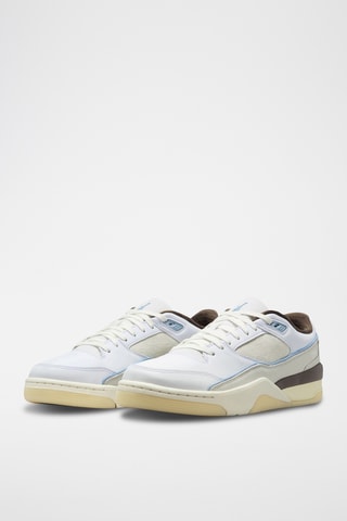 Jordan Flight Court en cuir - Blanc - Jordan
