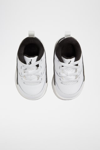 Jordan Flight Court en cuir - Blanc et noir - Jordan