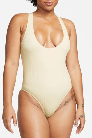 Maillot 1 pièce - Blanc - Nike