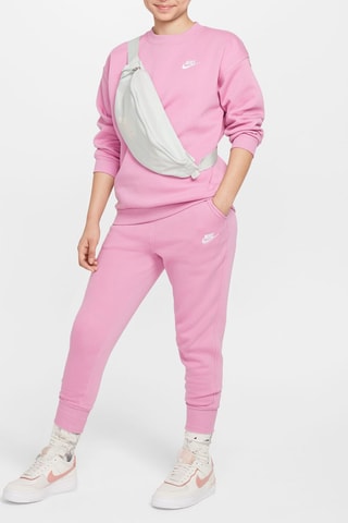 Pantalon polaire taille haute - Rose