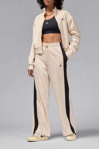 Pantalon de survêtement taille haute - Marron clair