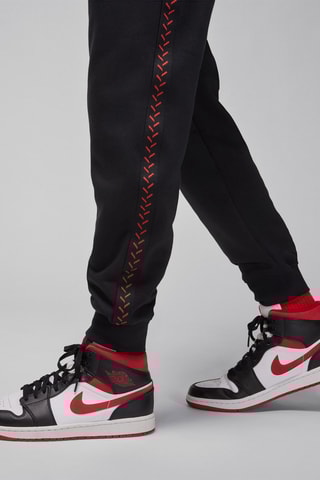 Pantalon polaire - Noir et rouge - Jordan