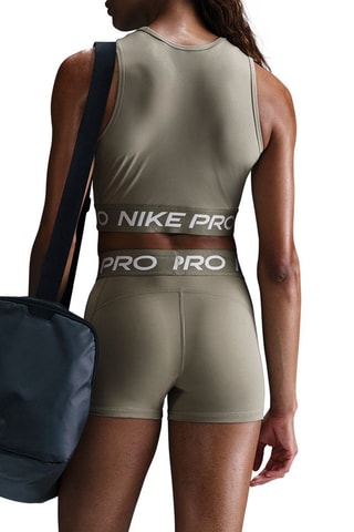 Crop top de fitness - Kaki