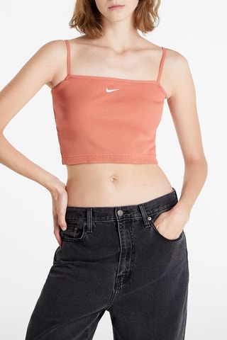 Crop top Nike Essential mini swoosh - Orange