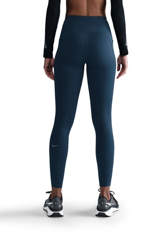 Legging de running 7/8 taille haute - Bleu pétrole - Nike
