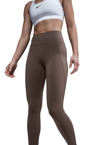 Legging de sport taille haute - Marron - Nike