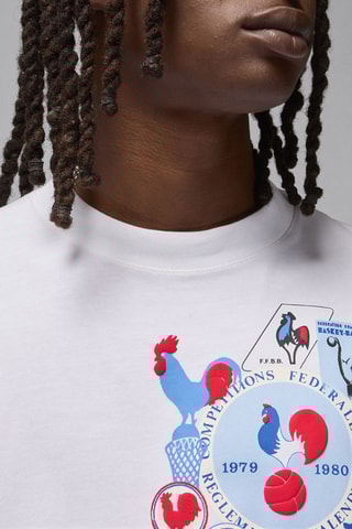 T-shirt de basketball Fédération Française de Basketball - Blanc